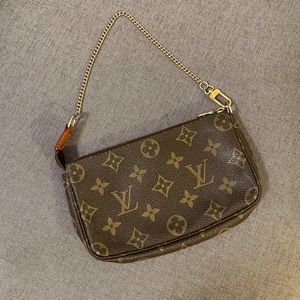AUTHENTIC LOUIS VUITTON MONOGRAM CANVAS POCHETTE